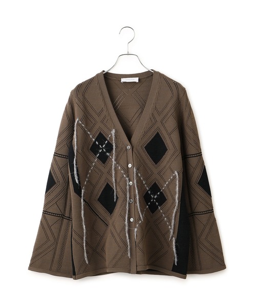 パターンニットカーディガン（カーディガン/ボレロ）｜ADAM ET ROPE