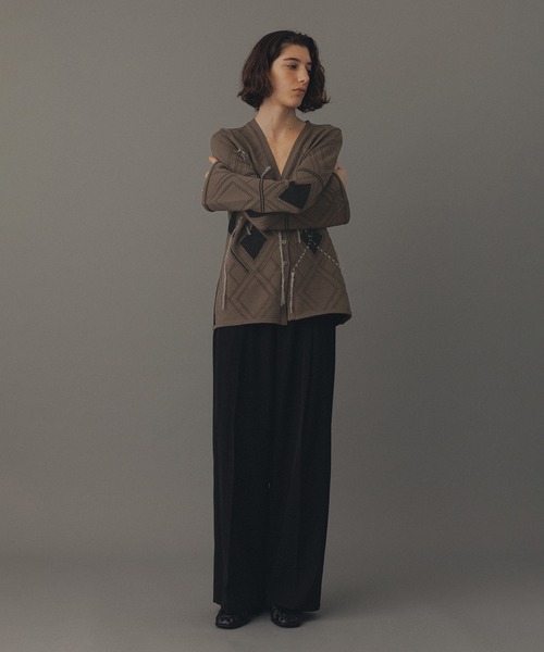 セール】パターンニットカーディガン（カーディガン/ボレロ）｜ADAM ET