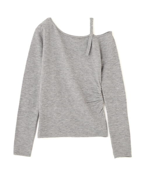 FREE'S MART(フリーズマート)の「◆ワンショルダーストラップニット(ニット/セーター・レディース・グレー/ブラック/ホワイト/ピンク・FREE)」の15枚目の写真