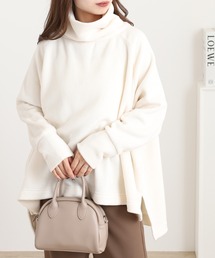 OMNES | ふわふわフリースワイドシルエットタートル長袖(その他トップス)