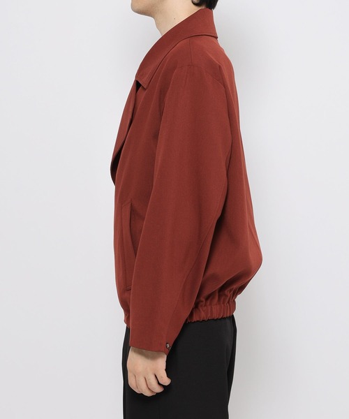 HARE（ハレ）の「【SET UP対応】カルゼトレンチブルゾン(HARE)（ブルゾン・メンズ・グレー/ブラック/オレンジ・SMALL/MEDIUM）」の14枚目の写真