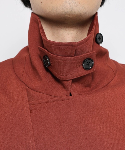 HARE（ハレ）の「【SET UP対応】カルゼトレンチブルゾン(HARE)（ブルゾン・メンズ・グレー/ブラック/オレンジ・SMALL/MEDIUM）」の17枚目の写真