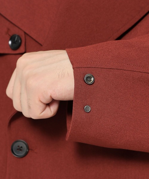 HARE（ハレ）の「【SET UP対応】カルゼトレンチブルゾン(HARE)（ブルゾン・メンズ・グレー/ブラック/オレンジ・SMALL/MEDIUM）」の20枚目の写真