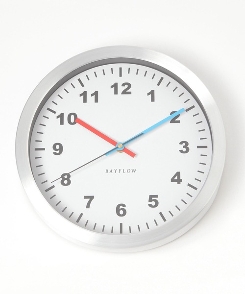 BAYFLOW（ベイフロー）の「BFシルバー壁掛け時計（掛け時計・レディース・シルバー・ONESIZE）」の3枚目の写真