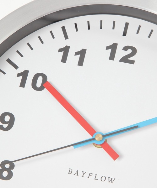 BAYFLOW（ベイフロー）の「BFシルバー壁掛け時計（掛け時計・レディース・シルバー・ONESIZE）」の6枚目の写真