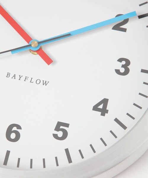 BAYFLOW（ベイフロー）の「BFシルバー壁掛け時計（掛け時計・レディース・シルバー・ONESIZE）」の4枚目の写真