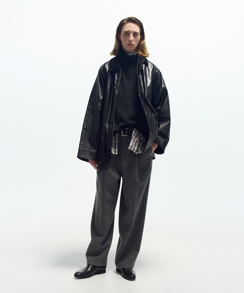 URU（ウル）の「HUNTING JACKET（ブルゾン・メンズ・ブラック・1/2）」の3枚目の写真