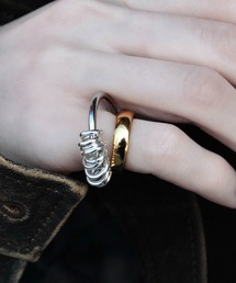 Soierie | 【ZOZOTOWN 別注】インフィニティ コイル カフ リング / Infinity coil cuff ring(イヤーカフ)