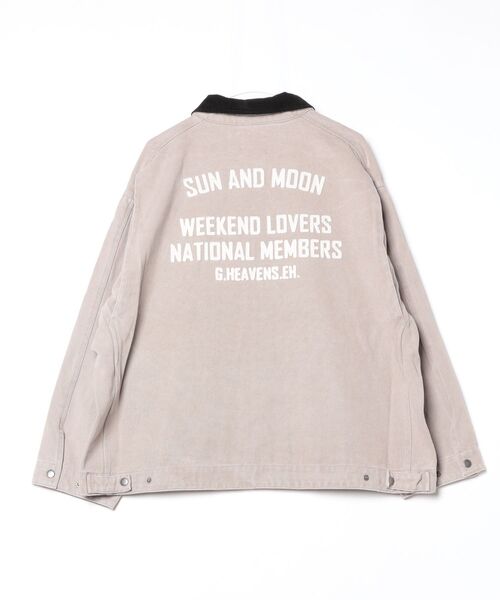 ROSE BUD（ローズバッド）の「(GENE HEAVENS)EMBROIDERED BARN JACKET（ブルゾン・レディース・ネイビー/ライトグレー・ONE SIZE）」の20枚目の写真