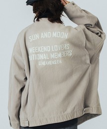 ROSE BUD | (GENE HEAVENS)EMBROIDERED BARN JACKET(ブルゾン)