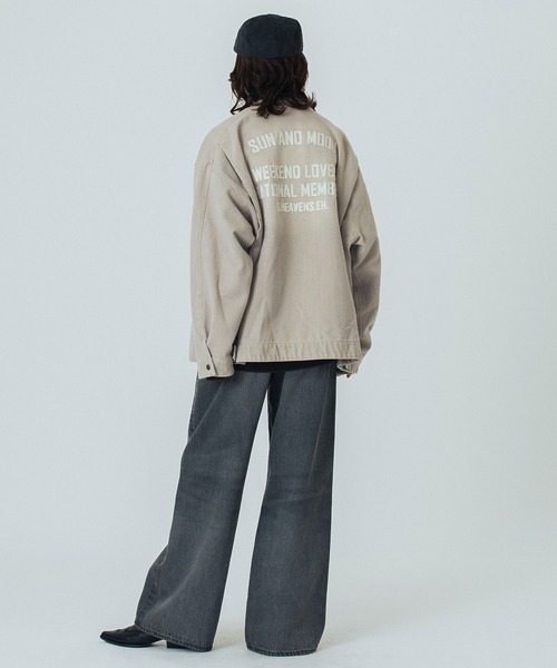 ROSE BUD（ローズバッド）の「(GENE HEAVENS)EMBROIDERED BARN JACKET（ブルゾン・レディース・ネイビー/ライトグレー・ONE SIZE）」の17枚目の写真