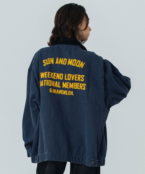 GENE HEAVENS)EMBROIDERED BARN JACKET（ブルゾン）｜ROSE BUD（ローズ