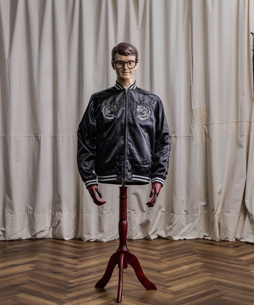 セール】10B2 FAR EAST “MOON HOWL” Souvenir Jacket サテンスカジャン