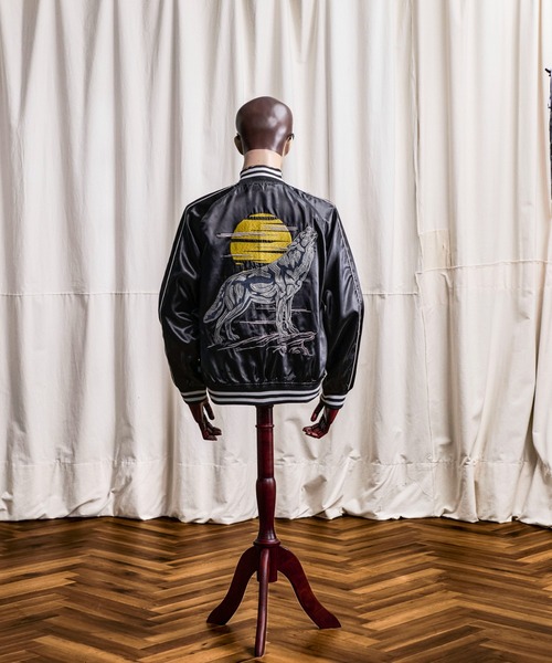 セール】10B2 FAR EAST “MOON HOWL” Souvenir Jacket サテンスカジャン