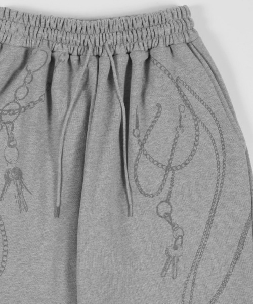 FANCY CLUB（ファンシークラブ）の「【FANCY CLUB】KEYCHAIN EYELET SWEATPANTS / 【ファンシークラブ】キーチェーンアイレットスウェットパンツ（スウェットパンツ・レディース・杢グレー/ブラック・ONE SIZE）」の22枚目の写真