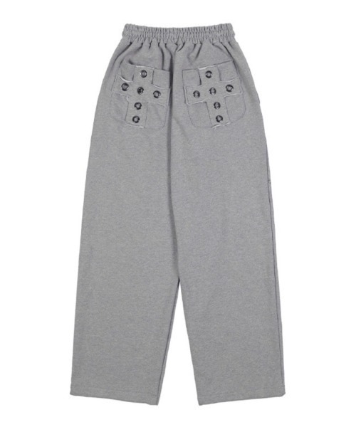 FANCY CLUB（ファンシークラブ）の「【FANCY CLUB】KEYCHAIN EYELET SWEATPANTS / 【ファンシークラブ】キーチェーンアイレットスウェットパンツ（スウェットパンツ・レディース・杢グレー/ブラック・ONE SIZE）」の21枚目の写真