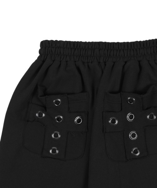 FANCY CLUB（ファンシークラブ）の「【FANCY CLUB】KEYCHAIN EYELET SWEATPANTS / 【ファンシークラブ】キーチェーンアイレットスウェットパンツ（スウェットパンツ・レディース・杢グレー/ブラック・ONE SIZE）」の12枚目の写真