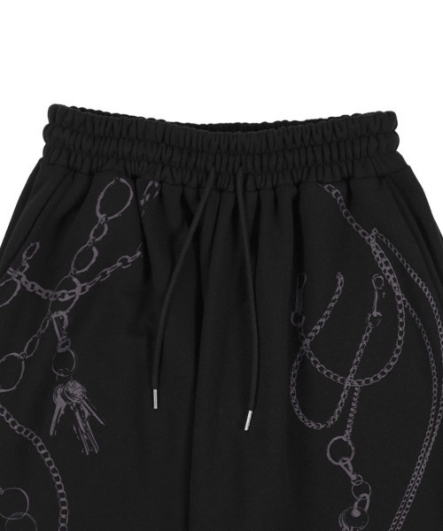 FANCY CLUB（ファンシークラブ）の「【FANCY CLUB】KEYCHAIN EYELET SWEATPANTS / 【ファンシークラブ】キーチェーンアイレットスウェットパンツ（スウェットパンツ・レディース・杢グレー/ブラック・ONE SIZE）」の11枚目の写真