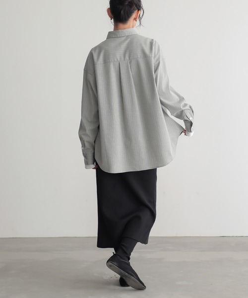 for/c（フォーシー）の「レギンスドッキングニットスカート【サスティナブル】（スカート・レディース・ブラック/グレー・M/L）」の9枚目の写真