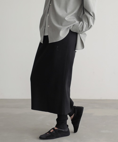 for/c（フォーシー）の「レギンスドッキングニットスカート【サスティナブル】（スカート・レディース・ブラック/グレー・M/L）」の5枚目の写真