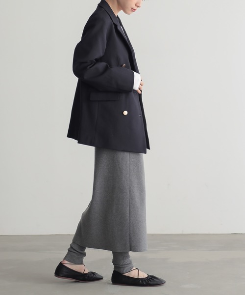 for/c（フォーシー）の「レギンスドッキングニットスカート【サスティナブル】（スカート・レディース・ブラック/グレー・M/L）」の16枚目の写真