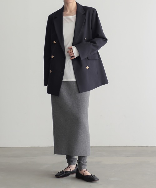 for/c（フォーシー）の「レギンスドッキングニットスカート【サスティナブル】（スカート・レディース・ブラック/グレー・M/L）」の18枚目の写真