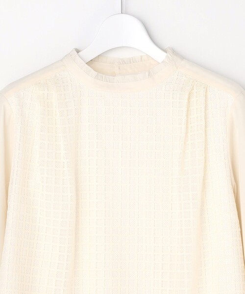 J.PRESS Ladies（J.プレス レディス）の「レースコンビ カットソー（Tシャツ/カットソー・レディース・ベージュ系/ホワイト系・SMALL）」の12枚目の写真