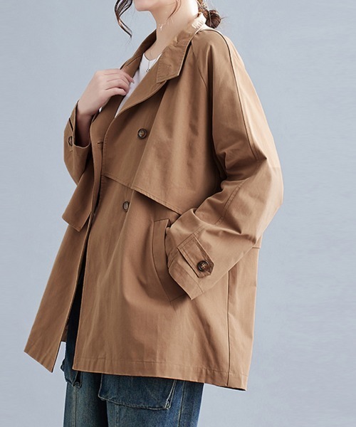 セール】ケープ風デザイントレンチコート（トレンチコート）｜ONEP