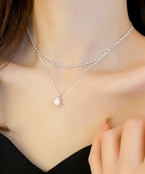 セール】2連ペンダントネックレス（ネックレス）｜Blanc de Blue