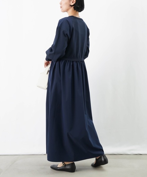 LUCA/LADY LUCK LUCA(ルカ/レディラックルカ)の「LC/LLL ドッキングギャザーワンピース(ワンピース・レディース・ブラック/ネイビー・FREE)」の14枚目の写真