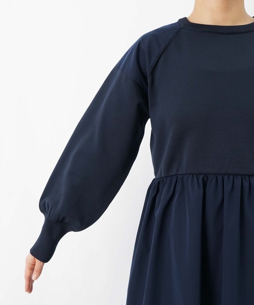 LUCA/LADY LUCK LUCA(ルカ/レディラックルカ)の「LC/LLL ドッキングギャザーワンピース(ワンピース・レディース・ブラック/ネイビー・FREE)」の19枚目の写真