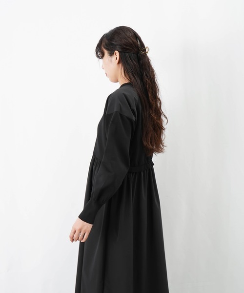 セール】LC/LLL ドッキングギャザーワンピース（ワンピース）｜LUCA