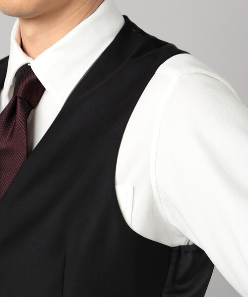 セール】【スリーピース対応】Super120's ウールギャバ ベスト（スーツ