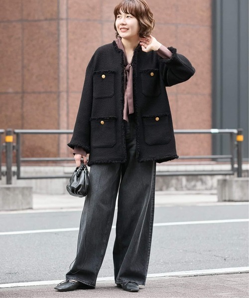 追加2》GIOLICAツイードBIGジャケット（その他アウター）｜journal