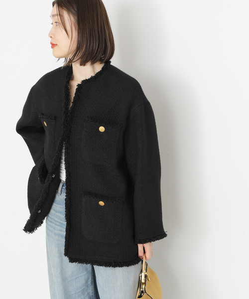 追加2》GIOLICAツイードBIGジャケット（その他アウター）｜journal
