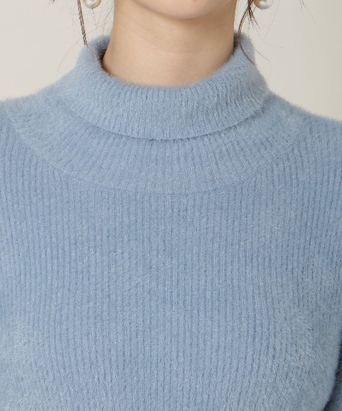 セール】FOXライクヤーンタートルネックプルオーバー（ニット/セーター