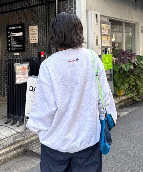 CIAOPANIC TYPY(チャオパニックティピー)の「【ユニセックス】マップ柄ロゴスウェットプルオーバー(スウェット・メンズ・ブラック/ボルドー/ライトグレー・MEDIUM/LARGE)」の20枚目の写真