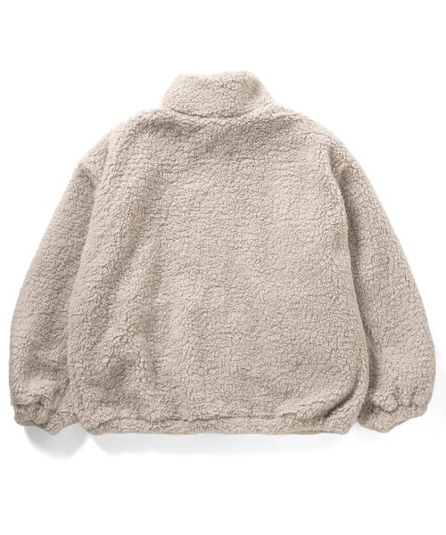 algy(アルジー)の「柔らかボアブルゾン(ブルゾン・キッズ・ベージュ/ブラック/アイボリー・XX-SMALL/X-SMALL/SMALL/MEDIUM)」の5枚目の写真