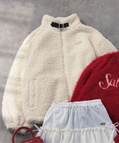 algy(アルジー)の「柔らかボアブルゾン(ブルゾン・キッズ・ベージュ/ブラック/アイボリー・XX-SMALL/X-SMALL/SMALL/MEDIUM)」の22枚目の写真
