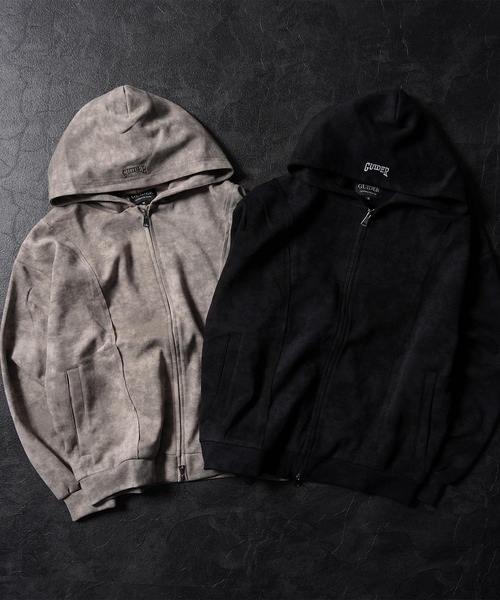 GUIDER（ガイダー）の「【GUIDER】［セットアップ対応］ボンディング ZIP フーディー / Bondi ZIP Hoodie（パーカー・メンズ・ベージュ/ブラック・L/XL/M）」の3枚目の写真