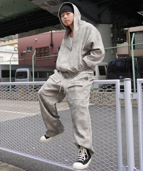 GUIDER（ガイダー）の「【GUIDER】［セットアップ対応］ボンディング ZIP フーディー / Bondi ZIP Hoodie（パーカー・メンズ・ベージュ/ブラック・L/XL/M）」の12枚目の写真