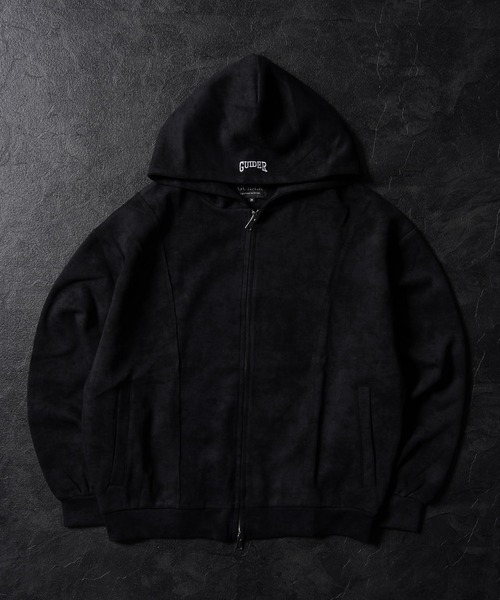 GUIDER（ガイダー）の「【GUIDER】［セットアップ対応］ボンディング ZIP フーディー / Bondi ZIP Hoodie（パーカー・メンズ・ベージュ/ブラック・L/XL/M）」の4枚目の写真