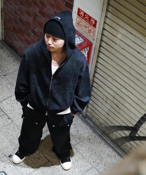 GUIDER（ガイダー）の「【GUIDER】［セットアップ対応］ボンディング ZIP フーディー / Bondi ZIP Hoodie（パーカー・メンズ・ベージュ/ブラック・L/XL/M）」の8枚目の写真