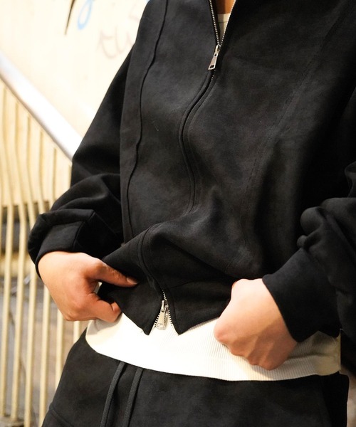 GUIDER（ガイダー）の「【GUIDER】［セットアップ対応］ボンディング ZIP フーディー / Bondi ZIP Hoodie（パーカー・メンズ・ベージュ/ブラック・L/XL/M）」の9枚目の写真