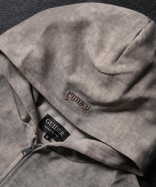 GUIDER（ガイダー）の「【GUIDER】［セットアップ対応］ボンディング ZIP フーディー / Bondi ZIP Hoodie（パーカー・メンズ・ベージュ/ブラック・L/XL/M）」の19枚目の写真