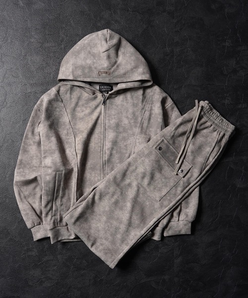 GUIDER（ガイダー）の「【GUIDER】［セットアップ対応］ボンディング ZIP フーディー / Bondi ZIP Hoodie（パーカー・メンズ・ベージュ/ブラック・L/XL/M）」の18枚目の写真
