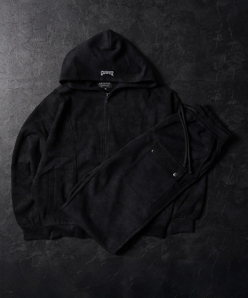 GUIDER（ガイダー）の「【GUIDER】［セットアップ対応］ボンディング ZIP フーディー / Bondi ZIP Hoodie（パーカー・メンズ・ベージュ/ブラック・L/XL/M）」の17枚目の写真