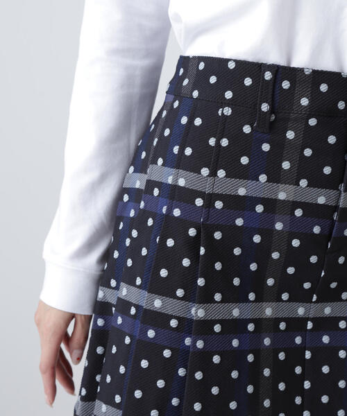 セール】【PEARLY GATES】TRストレッチカルゼスカート ＜チェック