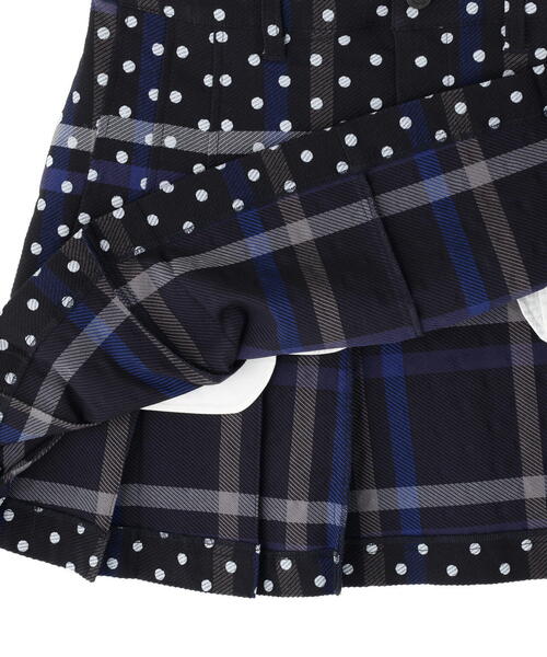 PEARLY GATES(パーリーゲイツ)の「【PEARLY GATES】TRストレッチカルゼスカート <チェック×ドット柄>(スカート・レディース・ベージュ系その他/ダークインディゴブルー・SMALL/MEDIUM)」の21枚目の写真