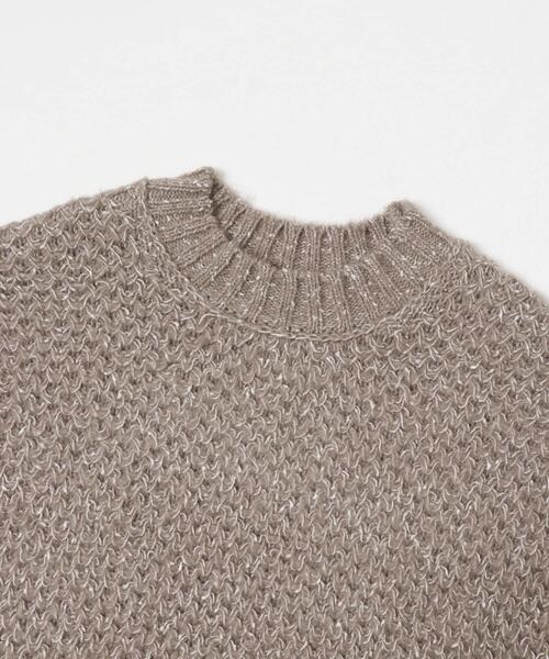 EKAL（エカル）の「ネップMIXクルーニット（ニット/セーター・レディース・ベージュ系その他/ブラック/ブルー系その他・ONE）」の12枚目の写真